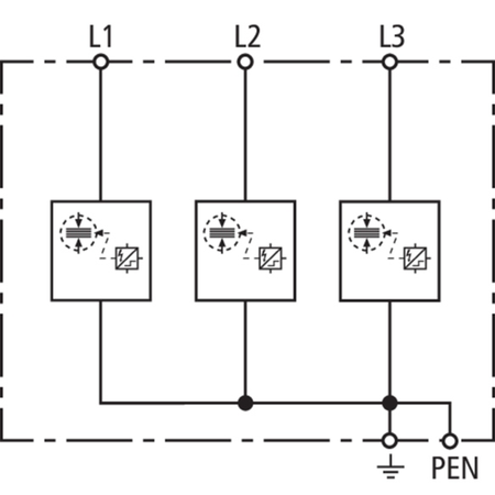 OUTLET DEHNshield TNC 255 941300 DEHN Schutzlösungen Überspannungsbegrenzer 