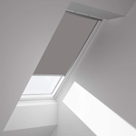VELUX DKL F06 0705S Verdunkelungsrollo 66x118 Silberne Seitenschienen Rolladen