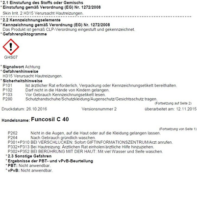 Remmers Funcosil C40 15L Hydrophobierende Imprägnierung in Cremeform
