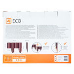Cellfast Gartenpalisade 4 ECO Rasenkante Garten Natürlicher Look Braun 21,6 m