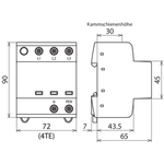 OUTLET DEHNshield TNC 255 941300 DEHN Schutzlösungen Überspannungsbegrenzer 