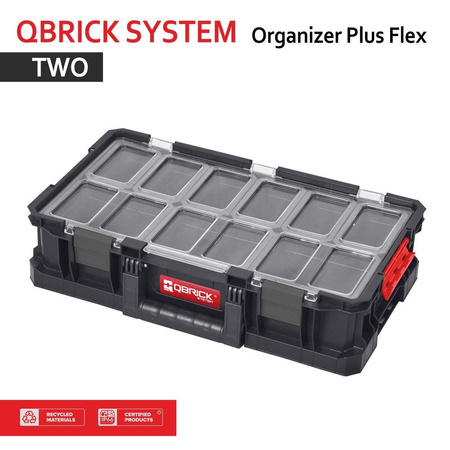 Qbrick System TWO Organizer Plus Flex Robust Werkzeugkästen Satz mit 3 Stück NEU