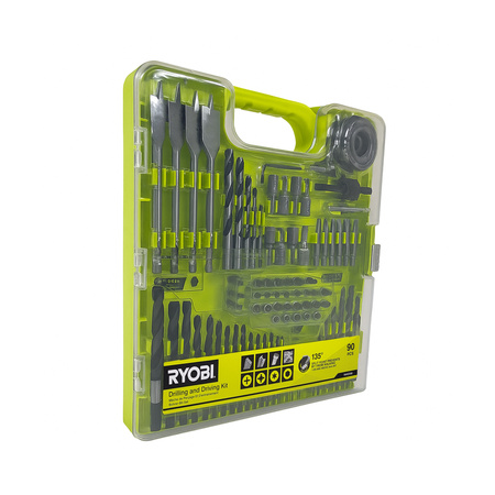 Ryobi RAKDD90 90-teiliges Bohr- und Schraubbit-Set
