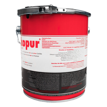Enke Enkopur Flüssigkunststoff Flüssigharz für Dachflächen 4kg+Polyflexvlies 3m