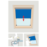 OUTLET VELUX RHL UK00 9050 Sichtschutzrollo mit Haltekrallen für Dachfenster
