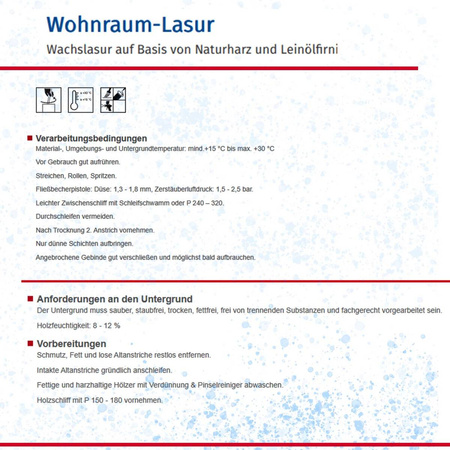 outlet Remmers Wohnraum-Lasur WEIß 10 L