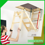 FAKRO Dach- und Bodentreppen mit Holzleiter LWK Komfort Plus Größe 55x111x280 cm