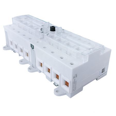 Hager HI406R Lastumschalter 4P 125A Aufbau auf DIN Schiene oder Montageplatte