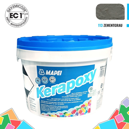 MAPEI Kerapoxy Epoxy Grout  Zementgrau  Nr 113 2 kg