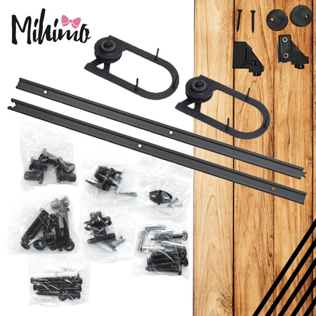 Robust Schiebetürsystem Schiebetürbeschlag Laufschiene Holz Barn Door Hufeisen