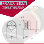 OUTLET Grundfos Comfort UP 15-14 B PM Zirkulationspumpe  Hocheffizienspumpe