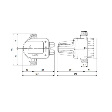 Grundfos PM START 93225672 - Druckmanager für Wasserpumpen 2,2 Bar