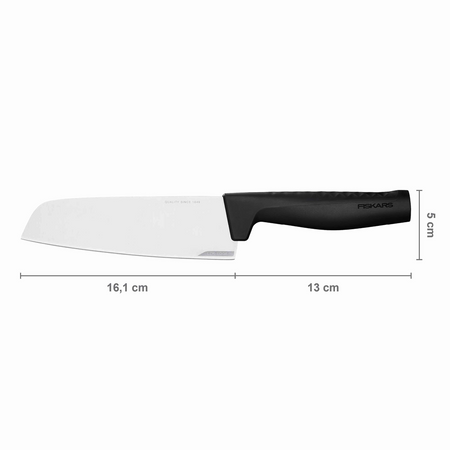 Fiskars Hard Edge Santoku Messer Küchenmesser Edelstahl 29 cm 1051761
