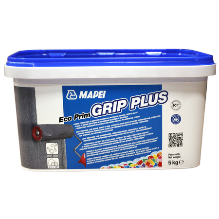 MAPEI ECO PRIM GRIP PLUS - Dispersionsgrundierung Terrasse und Balkon Haftgrund  5 KG