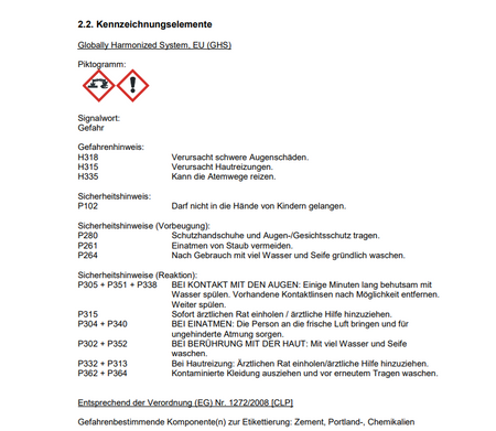 PCI Repaflow - 25 kg Zementärer Vergussmörtel Fundamente Schienen Zargen