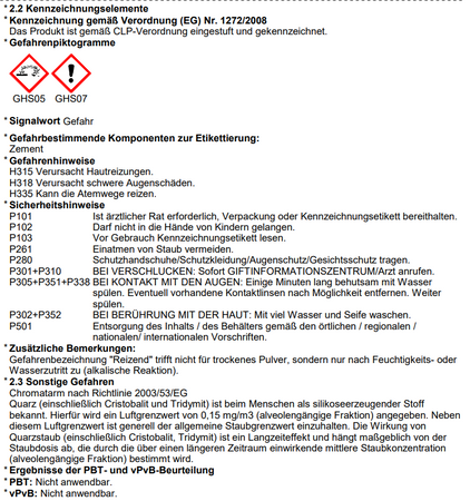 REMMERS iQ-Fix Ansetzmörtel Kleber Mörtel 25 KG