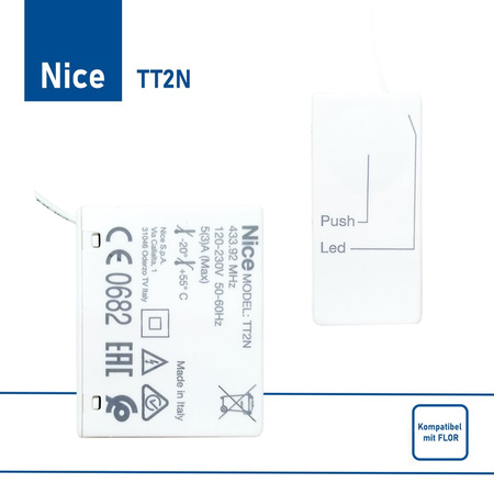 Nice TT2N Steuerpult für Rollladenmotor zur Automatisierung von Markisen