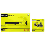 Ryobi Set Laubbläser 18V ONE+ mit 4.0Ah Akku und Ladegerät