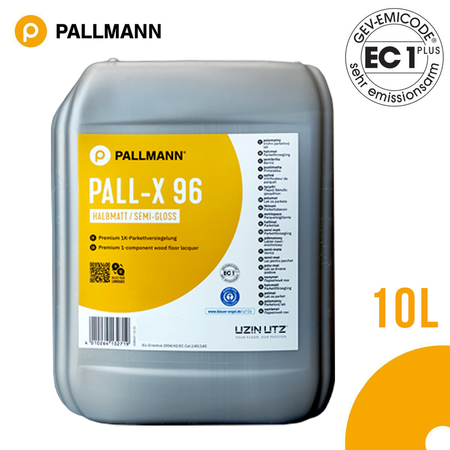 PALLMANN PALL-X 96 halbmatt Holzfußböden Naturkorkböden Parkettversiegelung 10 L
