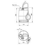 Grundfos UNILIFT KP.150.A.1 011H1600 – Tauchpumpe mit 5m Kabel