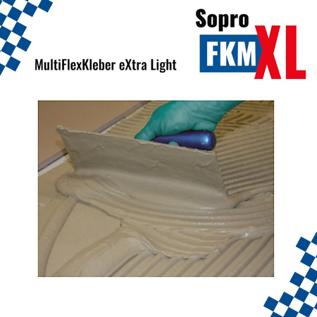 Outlet SOPRO FKM XL 444 MultiFlexKleber Extra Light Fliesenkleber Flexmörtel 15 KG