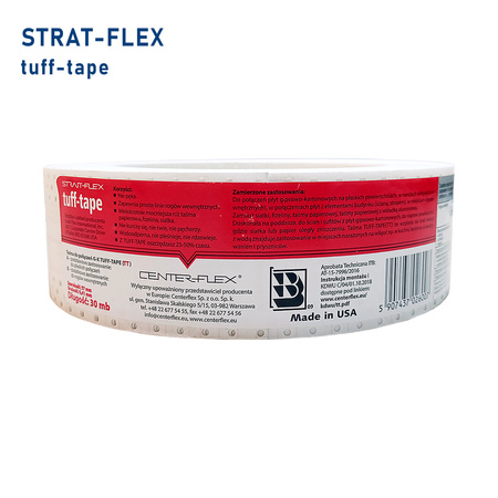 STRAIT-FLEX TUFF-TAPE Eckschiene Trockenbau Gipskarton Fugenband Made im USA 30m