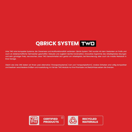 Qbrick System TWO Toolbox Plus Werkzeugkoffer Tolbox Werkzeugkiste schwarz NEU