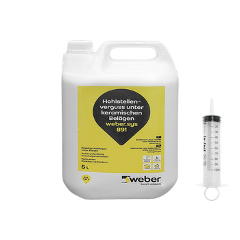 SET Weber.sys 891 5L + Injektionsspritze Rissverguss Schlämme