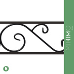 Florify verstellbare Barriere WELLE 134 cm