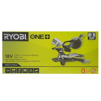 Ryobi R18MS216-0 Akku Zug-Kappsäge 18 V ONE+ mit 216 mm Blatt für Präzision