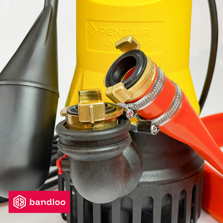 Bandloo JP50000: Set mit Jung U3KS Pumpe + 10m Schlauch + Zubehör + Verlängerung