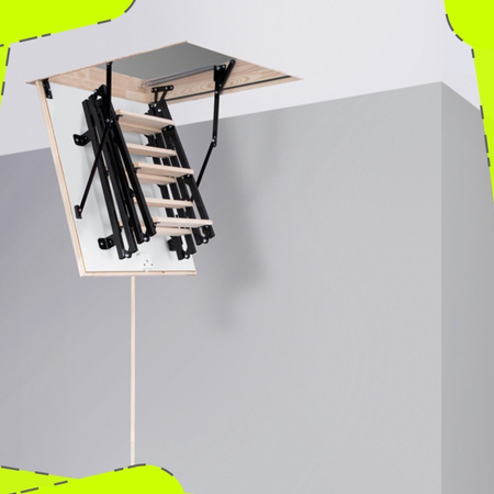 OUTLET Oman Mini Termo 80 x 70 Bodentreppe KOEFFIZIENT DER LUKENDECKELMITTE