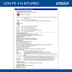 UZIN PE 414 BiTurbo 1-K PUR-Schnellgrundierung zur Parkettverlegung 12 kg NEU