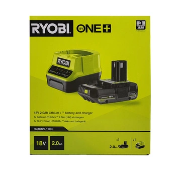 Ryobi RC18120-120C  Akku-Set 18 V 2,0 Ah + Ladegerät ONE+ (ohne Werkzeug)