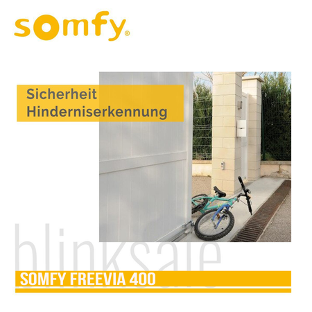 Outlet Somfy FREEVIA 400 Schiebetorantrieb Set mit Zubehör einfache Installation