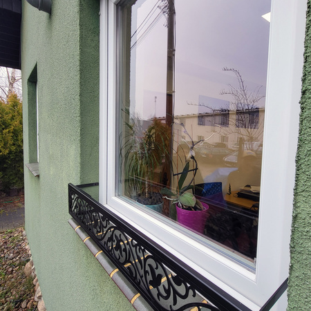 Blumenkastenhalterungen für die Fensterbank Fensterbank-Absturzsicherung Fenstergitter Blumenkästen Verschiedene Modelle und Größen