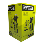 Ryobi RY140PWA Hochdruckreiniger 140 bar 1800 W für Terrasse und Fahrzeug