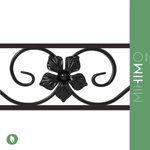 Florify verstellbare Barriere BLUME 155 cm