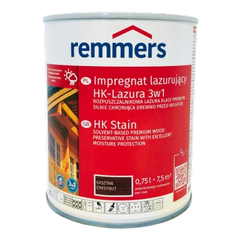 Remmers HK Lasur 0,75 L Kastanie – 3in1 Holzschutzmittel