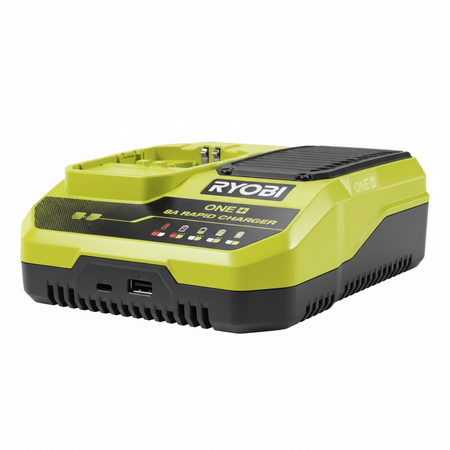 Ryobi RC18180 Schnellladegerät 8A 18V ONE+ für Ryobi Akkus