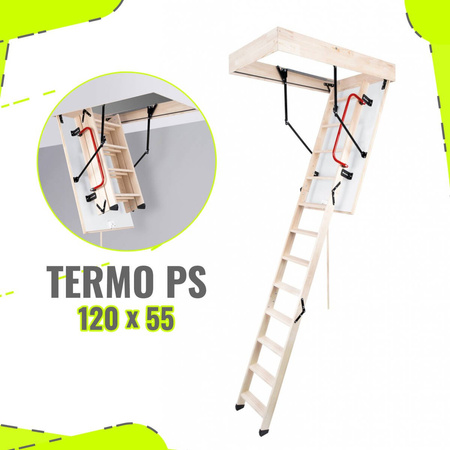 OUTLET Bodentreppe OMAN TERMO PS 120X55 H280 mit Dichtung und 26 mm