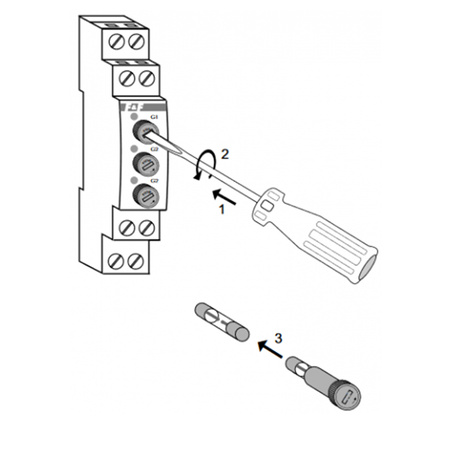 F&F Überspannungsschutz BZ-3 250 V IP20 0 A