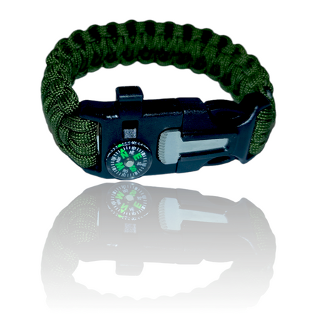 OUTLET 6x PARACORD SURVIVAL BRANCH 5in1 Survival Armband  Scouting Outdoor