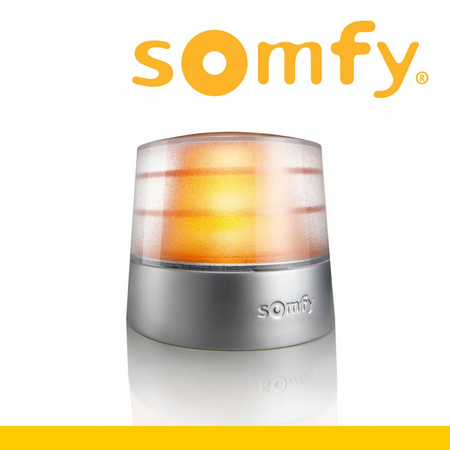 Somfy Orange Warnleuchte 9026830 24V mit io-Antenne
