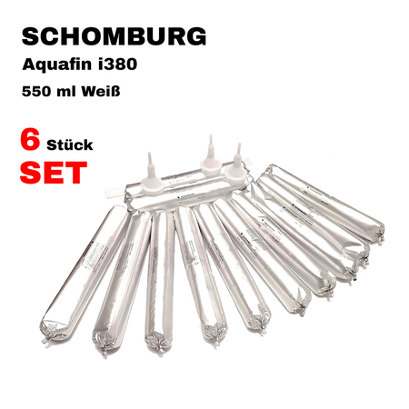 BOX 6x550ml Schomburg Aquafin i380 Injektionscreme Horizontalsperren Abdichtung 
