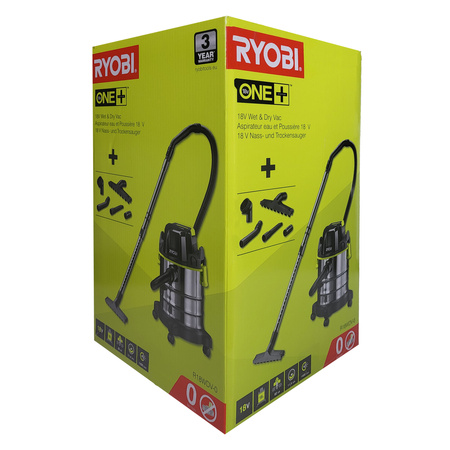 Ryobi R18WDV-0 Nass-Trocken-Staubsauger 18 V ONE+ (ohne Akku/Lader)