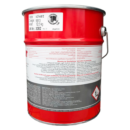 Enke Enkopur in Schwarz Flüssigkunststoff Flüssigharz für Dachflächen 12,5 kg 