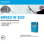 ARDEX W 820 Superfinish Wandspachtel Spachtelmasse Gipsspachtelmasse  25 KG