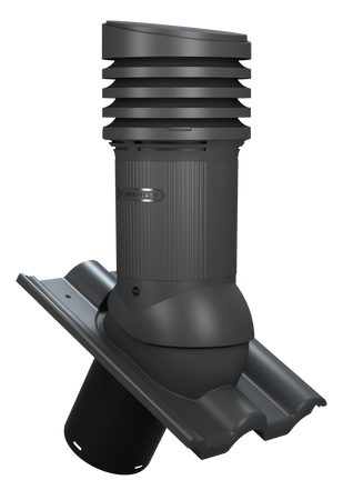 Dunstrohr TILE EVO DN 150 mm KONDENSAT ABFÜHRUNG Braas Dachziegel diverse Farben