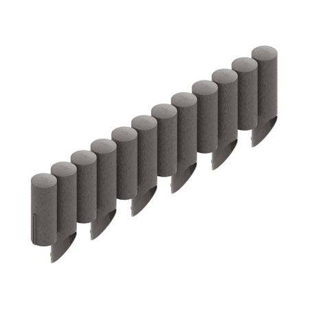 Cellfast Gartenpalisade 4 STANDARD Garten Palisade Rasenkante Graphit 6,9 m